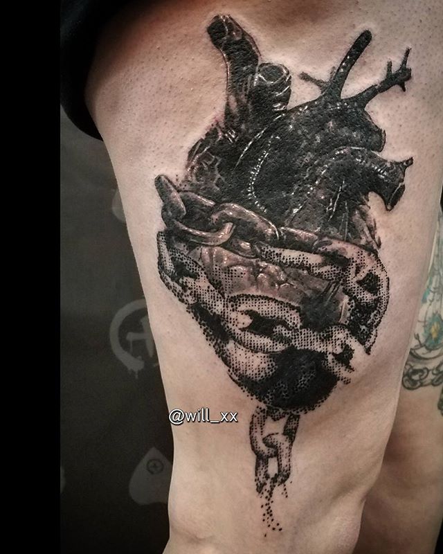 BlaqueSalt's tweet photo. Will XX Heart Faded down to newsprint dots .Doung this reminded me of my friend @witnesstheart ..RIP.
#heart #hearttattoo #blackandgrey #allaprimaink #peakneedles #saltlakecity #slc #utah #pma #lifeisgood #blaquesaltstudio
@alla_prima_inkworks
@peakneedles @blaque_salt_studio_ https://t.co/tfnefL5s3I