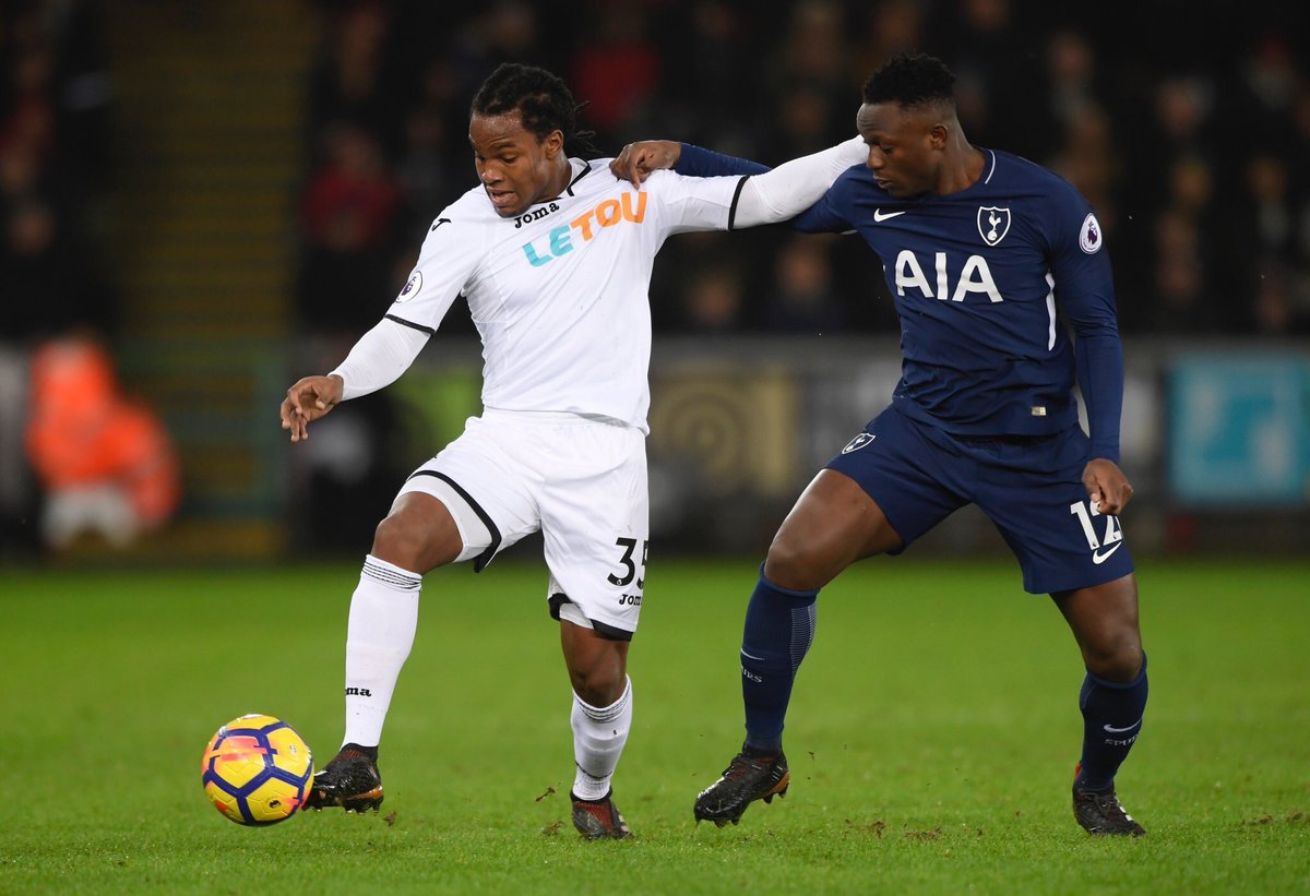 VictorWanyama's tweet photo. Feels great to be back on the pitch again.thank you everyone for all the support. 3 tough points  #COYS https://t.co/AoqhefB7rj