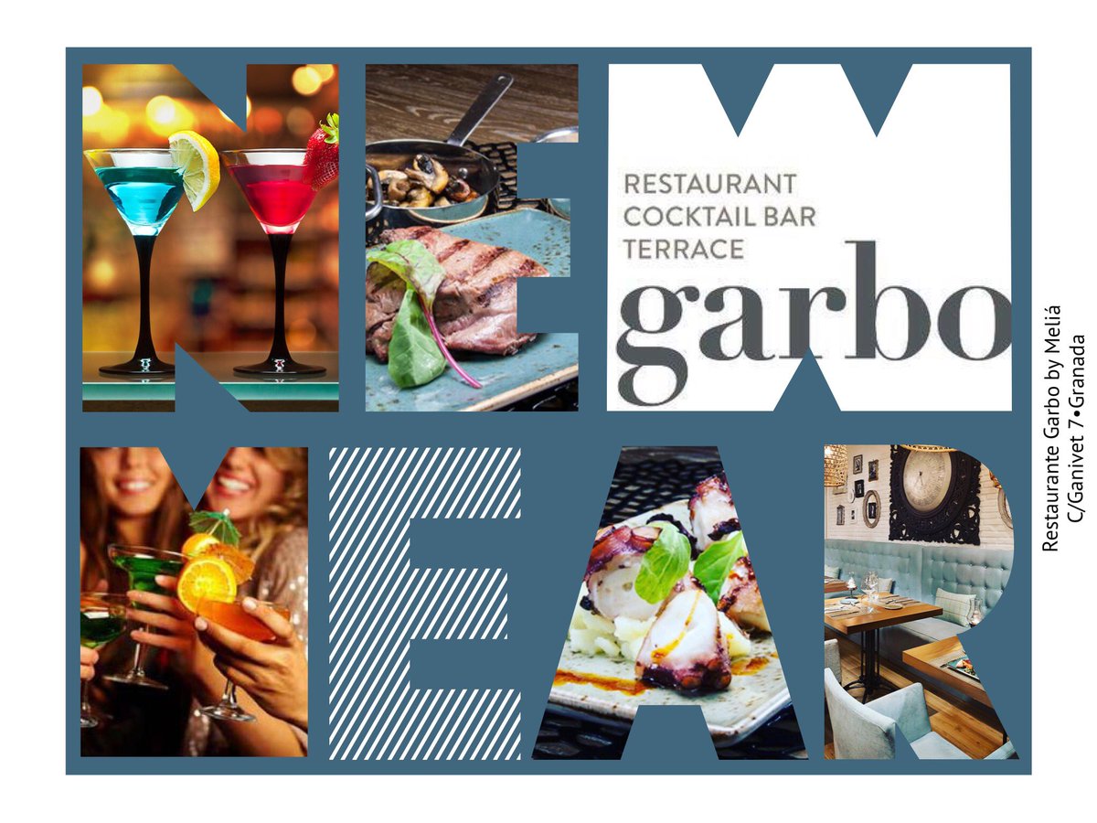 Desde Garbo #brindamos con algunos de nuestros cocteles estrella para desearos un  #felizaño a tod@s.¿Te apuntas?
#Granada #celebrar #melia