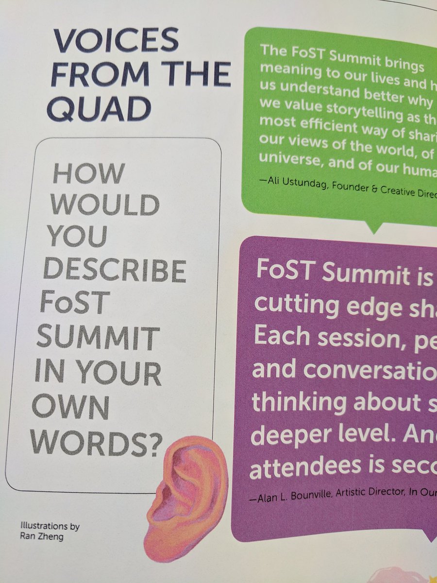 ByAndLg's tweet photo. Starting the new year w/ a browse through the @FoSTorg #FoST2017 alumni magazine & spotted some familiar words... Looking forward to #FoST2018! https://t.co/YLYTWJ6pOk