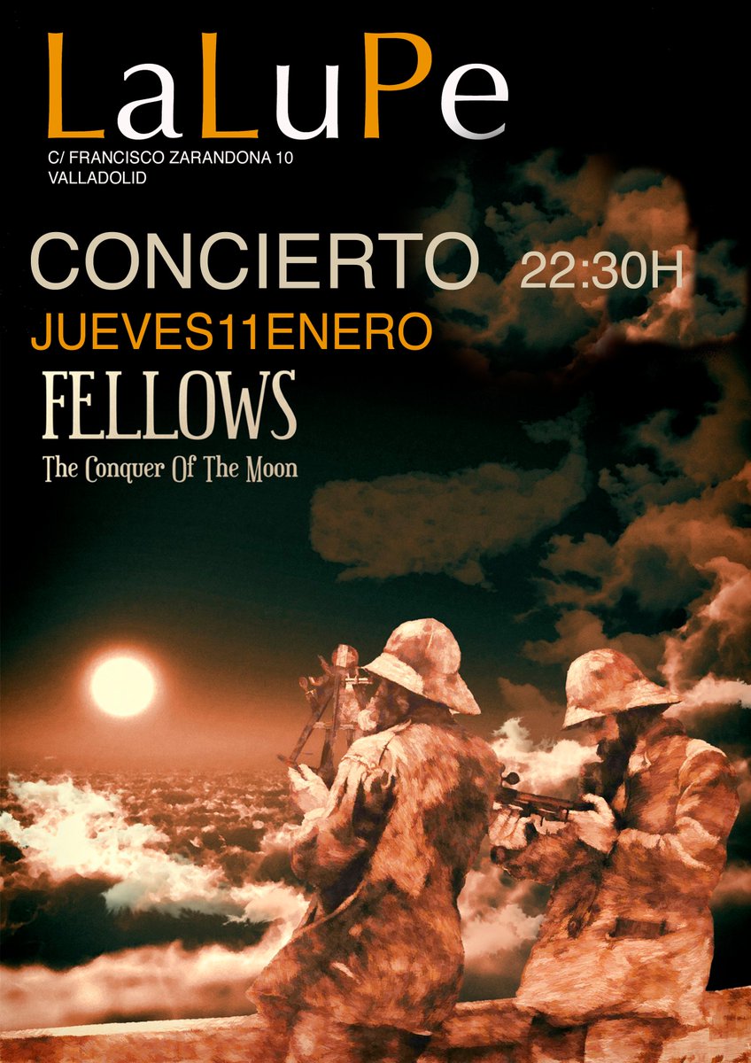 Fellows (@fellows_theband) on Twitter photo ¡¡Primer concierto del año!!
En casa, en Valladolid en la <a href="/Lalupebarpucela/">Lalupe BarValladolid</a> el próximo jueves 11 de enero!! #deltablues #GospelMusic ¡¡Primer concierto del año!!
En casa, en Valladolid en la <a href="/Lalupebarpucela/">Lalupe BarValladolid</a> el próximo jueves 11 de enero!! #deltablues #GospelMusic