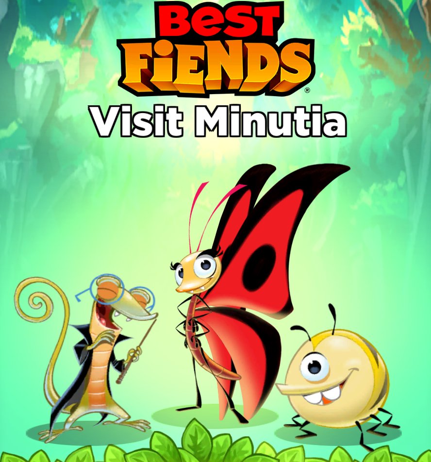SandiiCain's tweet photo. LOVED the new @bestfiends animated short, #VisitMinutia! WATCH now and thank me later! https://t.co/abwsMznsvl