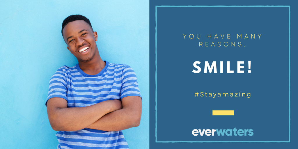 Water helps our teeth stay strong and vibrant. Even with a tiny smile, our bodies work miracles to create this bliss. Like this post and tag a friend whose smile lights up any room! #Stayamazing