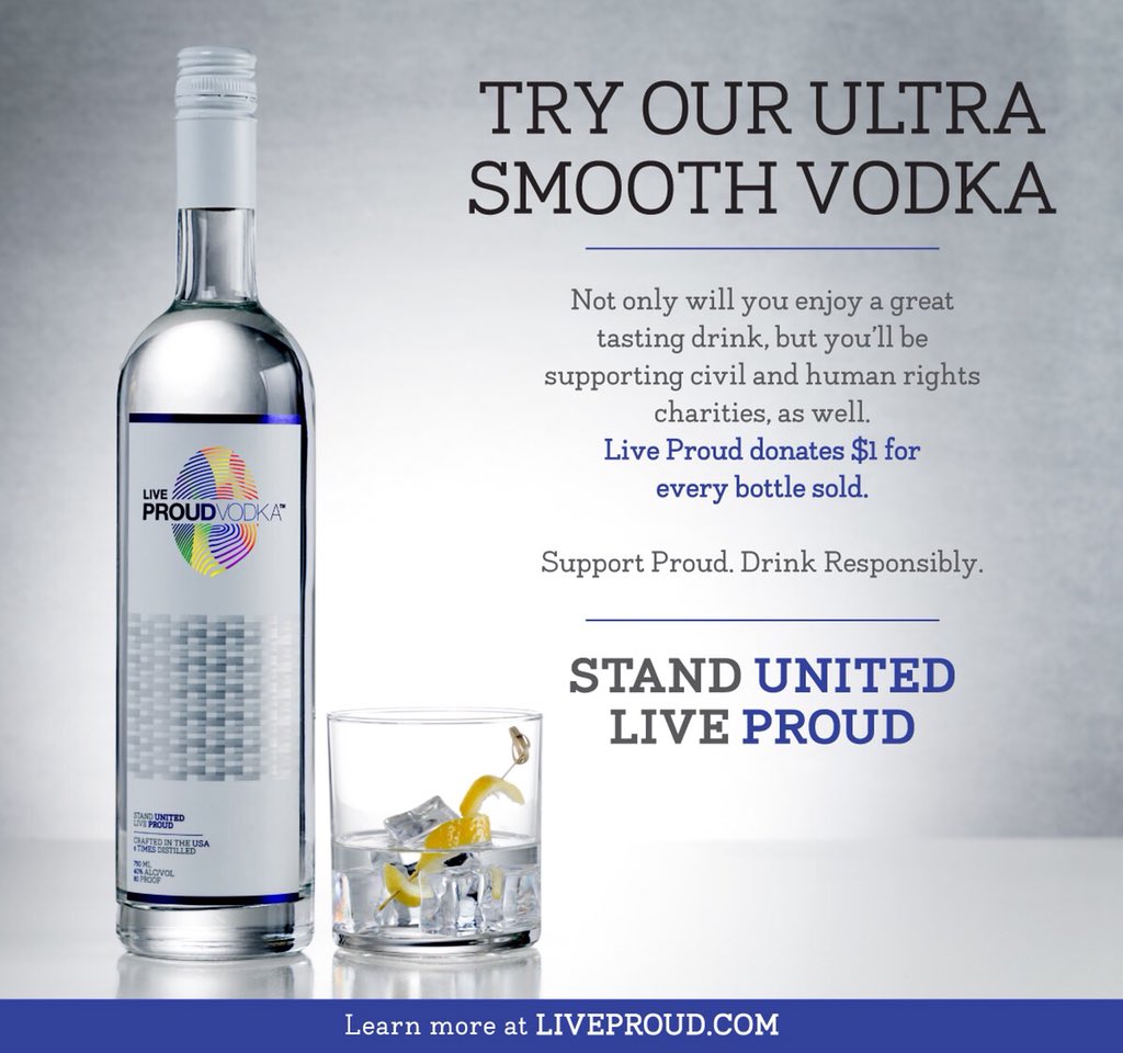 CrabbySusan's tweet photo. What do you think @Rosie ...Something you could support? #LiveProud #LoveisLove #SmoothVodka #StandUnited #EqualityForAll :) https://t.co/xdNlQt1JOV