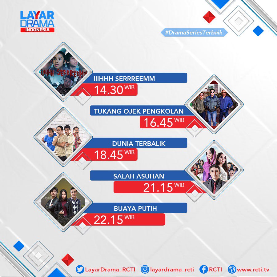 OfficialRCTI's tweet image. Saksikan Layar Drama Indonesia hari ini, Rabu 3 Januari 2018 hanya di @OfficialRCTI @LayarDrama_RCTI #DramaSeriesTerbaik