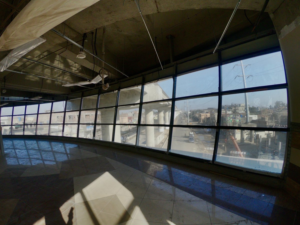Hcs_Habib's tweet photo. Lahore Orange Line Metro Train Package- 1 station view. https://t.co/ojxrBdCBZy