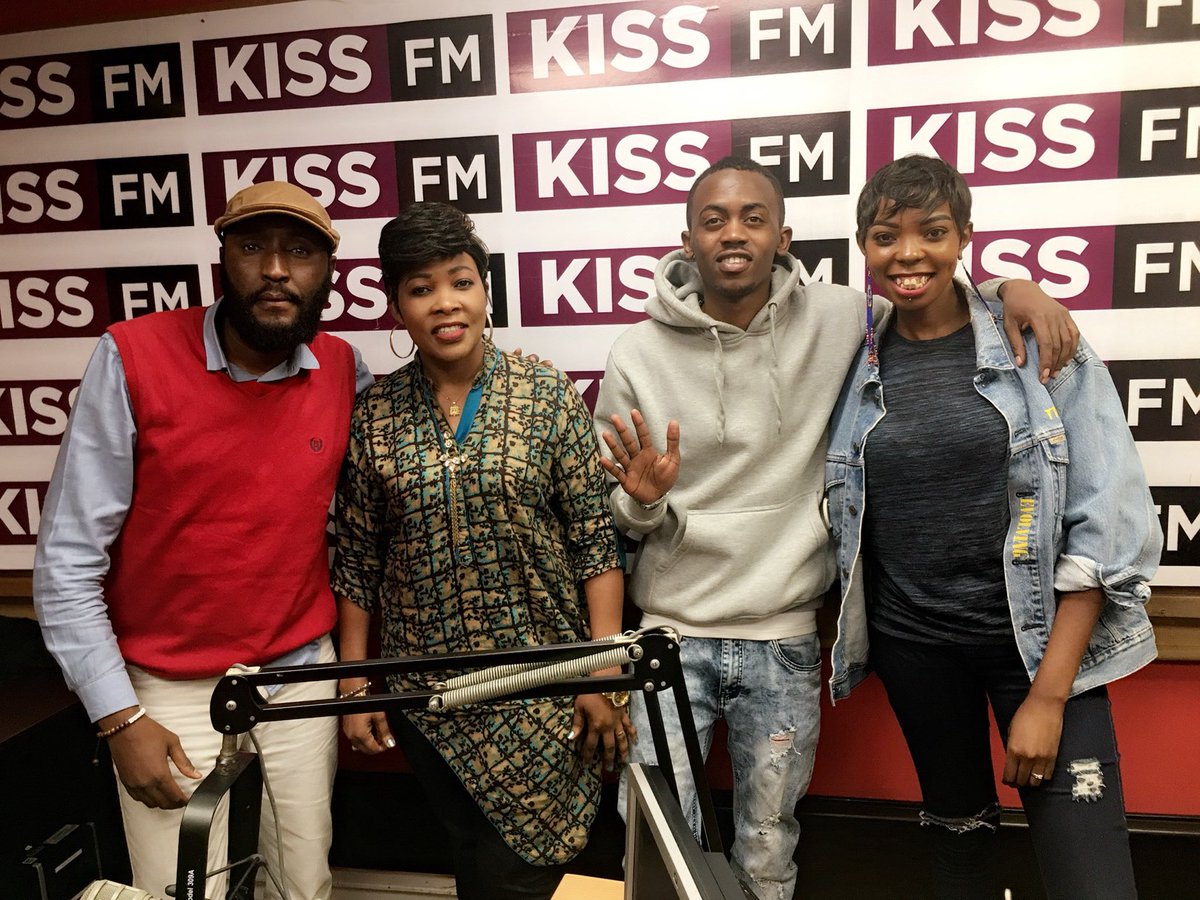 DJSADIC's tweet photo. LIVE On @Kiss100kenya With @ADELLEO And @shaffieweru Tune In! #AmkaUcheze #MediaInvasion https://t.co/Oi1me8RCdc
