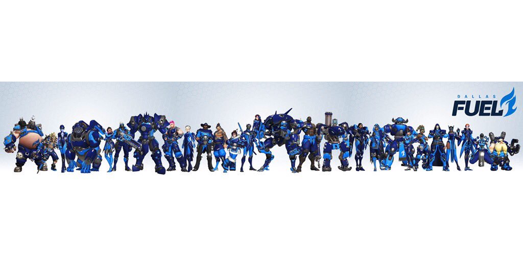 dallas fuel on twitter when the playoverwatch heroes put on their