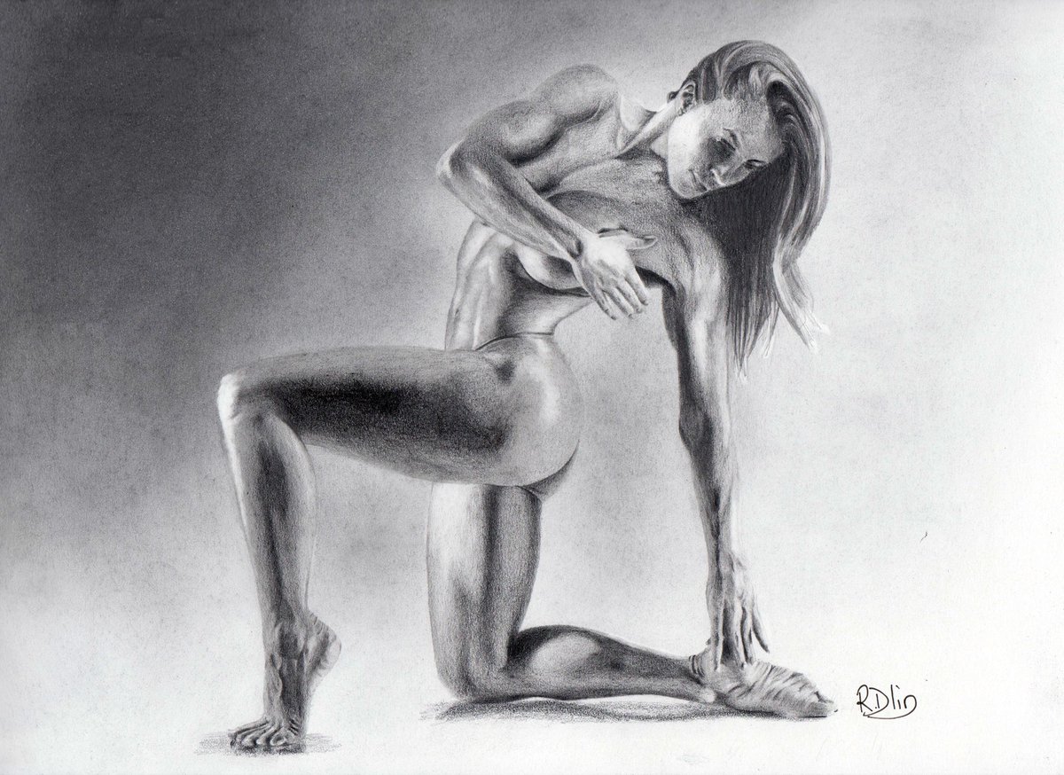 studiodlin's tweet image. My latest drawing. This is Hungarian fitness coach and model Reka Pocz. I really had a lot of fun with this one, and used some new ideas I got from watching painting videos on YouTube. Hope you like the drawing! #art #fitnessmodel #shesquats
