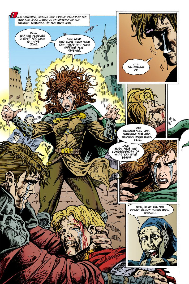 DarthScandous's tweet image. //my fav star Wars couple (legends) is Nomi sunrider and uric Qel drama