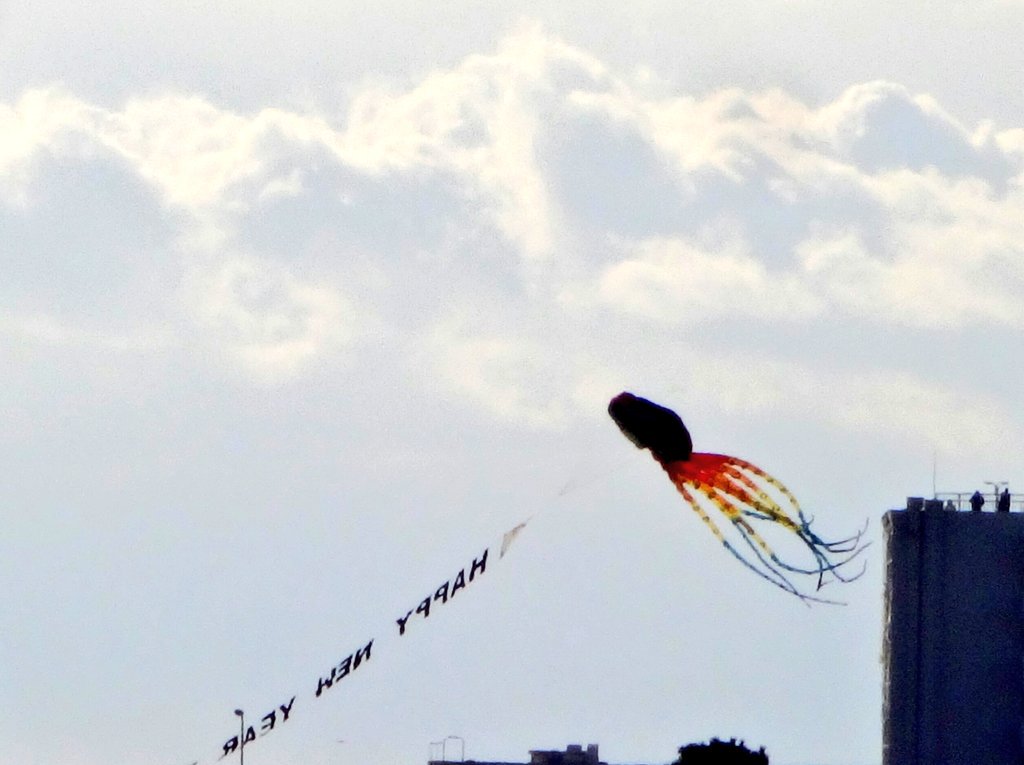 新春凧揚げ大会