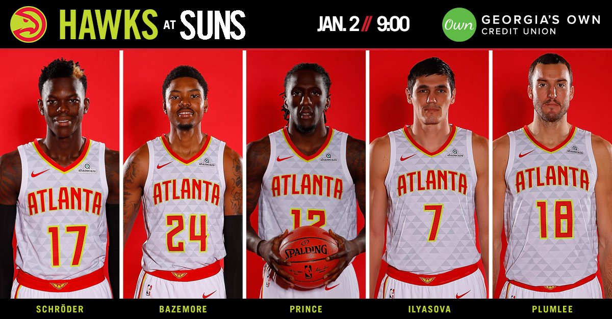 Atlanta Hawks on Twitter "The first starting lineup of