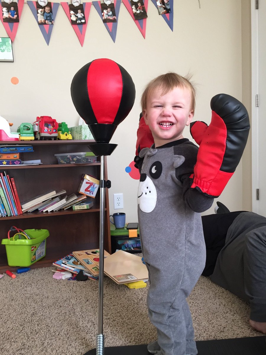 grizgoat's tweet photo. #2k18 won't know what #hit him. #HappyNewYear #K #BoxingDay #thirdboy #littlebrother #DadsWithTheirKids https://t.co/mLxIjaccqd
