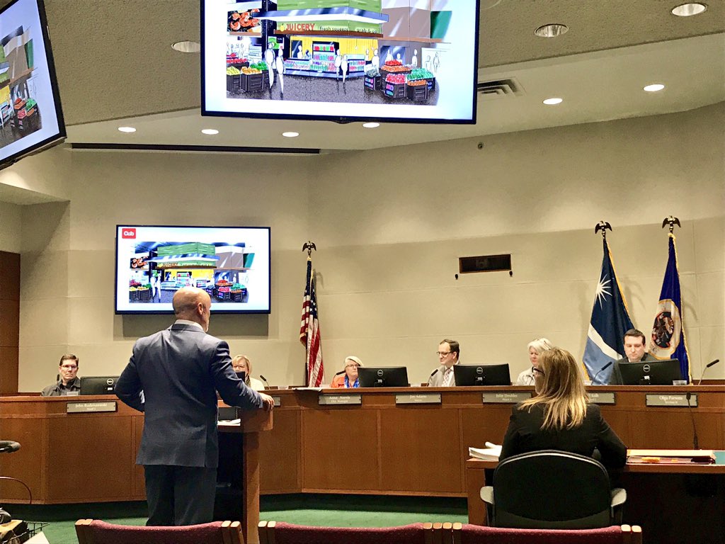 Tonight, <a href="/cubfoods/">cubfoods</a> President of Operations Chad Ferguson gave the <a href="/cityofcrystalmn/">City of Crystal</a> a sneak peek of what the Cub store in the city would look like once its remodel is compete. City residents can look forward to enjoying some of Cub's newest innovations in May!