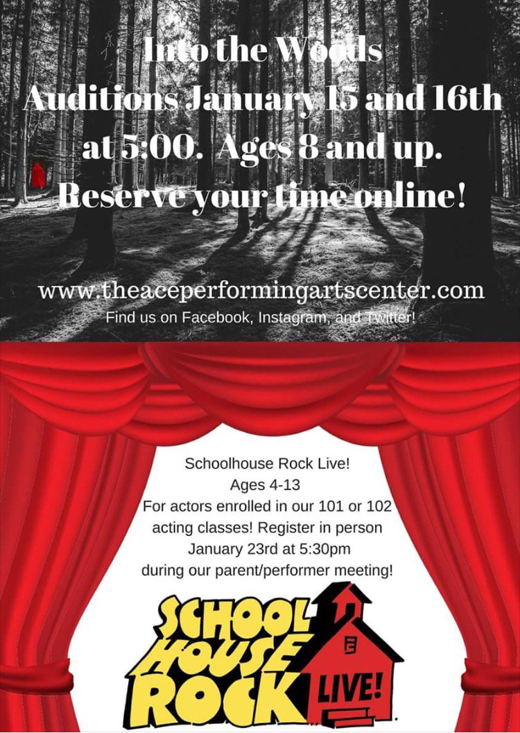 theACEpac's tweet photo. Attention!!! Open Auditions!
https://t.co/SgK5El7ytX
https://t.co/RhUwKZw3bN
#theatre #drama #performingarts #stage #design #dance #cheography #acting #show #arts #activities #baldwincounty #pensacola #MobileApp https://t.co/Yru9yKWXt9