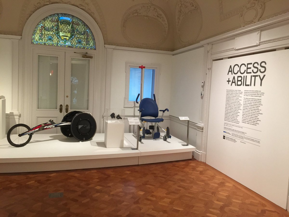 rdalter's tweet photo. Just visited the Accessibility Exhibit at Cooper Hewitt Museum in NYC    https://t.co/2czKEourb5 
#CES2018 #AccessibleOlli #autonomous @CTAFoundation @IBM @localmotors @ultrahaptics @what3words @ADLINKTech_usa @MayoClinic #PTECH @MIT @Princeton @AARP #ibmatces https://t.co/9A74dNuTrs