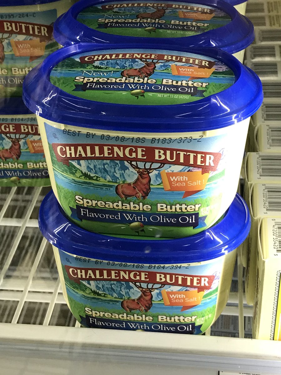 mostlybacon's tweet photo. I don’t understand how this works. Is the butter harder to digest? Do you have to defeat it in hand to hand combat? https://t.co/VrTWGmQ0Jh