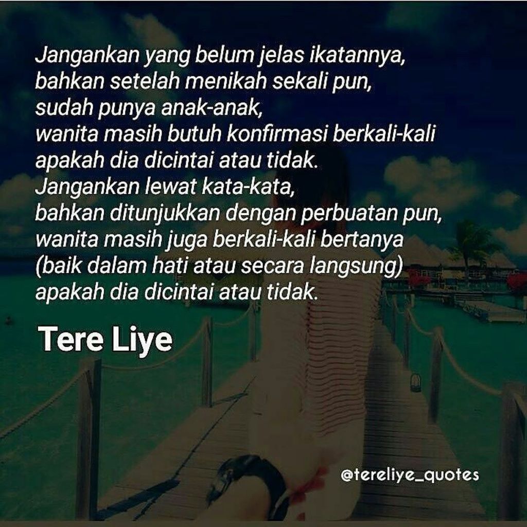 Kutipan Tere Liye در توییتر Membaca Novel Karya Bang Tere