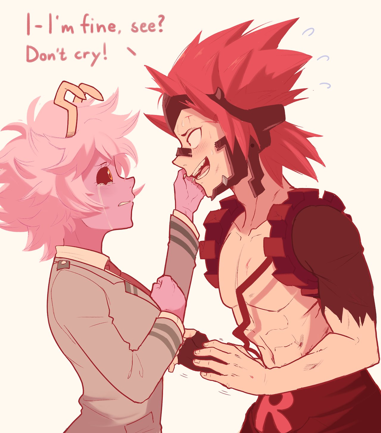 Kirishima 霧島栄次郎 I Start Waving My Arms Around Trying To Get Her To Stop Crying Please Stop Crying Mina I M Fine