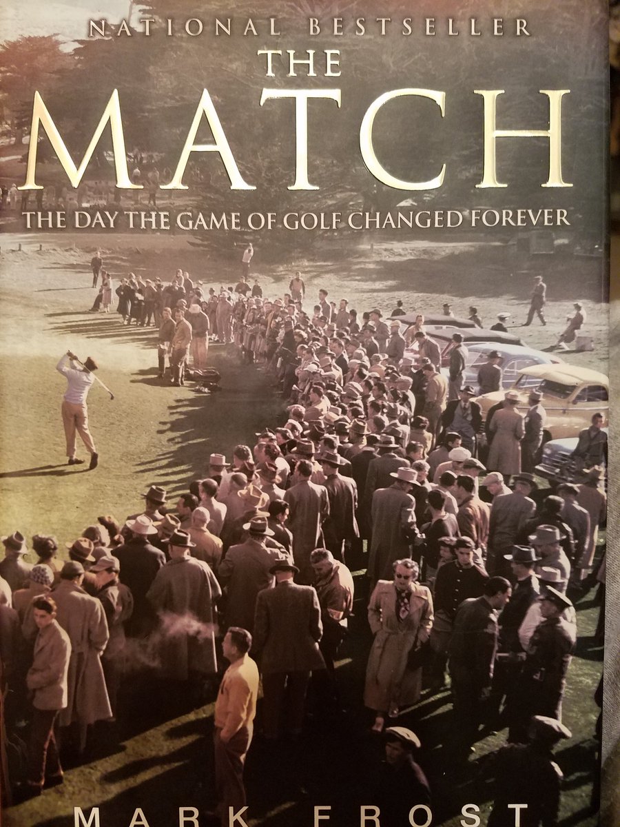 ISURedbirdGolf's tweet photo. Just finished "The Match"! What a great story! Reading this terrific piece of work by @mfrost11 over the holidays was a real treat! #Hogan-NelsonVsVenturi-Ward #CypressPoint #unbelievablegolf #scubadeep #highlyrecommendit https://t.co/iJPP7BBEtu