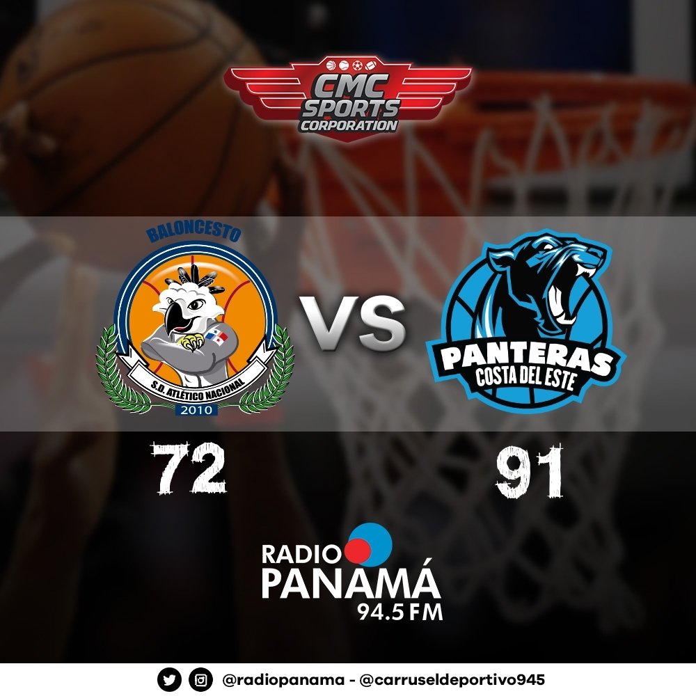 mcuadra05's tweet photo. Victoria para @clubpanteraspty sobre @SDAtleticoNal 91-72 en la fecha #10 de @lpbpanama desde @USMApanama @AliArrocha @AlejandroR507 @AlexCuadra10 @radiopanama @WRadio913 #LPBNation https://t.co/3rFANuI3mC