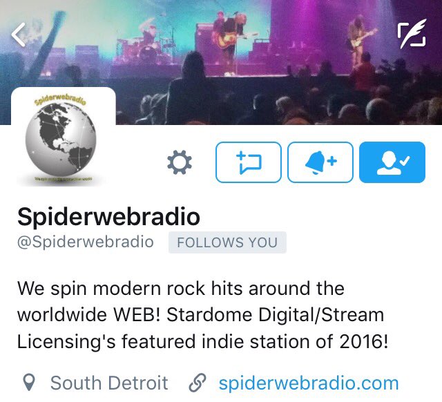 KingsHaremBand's tweet photo. @Spiderwebradio S. Detroits, MI #Supporting #IndieArtists 24/7 #BringingBackRock #Rock #Metal to #Mainstream ๐บ๐ธ๐@KingsHaremBand ๐ช๐ช@KingsHaremFans ๐ค๐คhttps://t.co/UPtaQD3DAn https://t.co/FRM6fm1nD1 https://t.co/d4ZQxi5IaG #BringBackRock โก๏ธโก๏ธ #indiemusic @almatchett https://t.co/jxUAj0AWHI