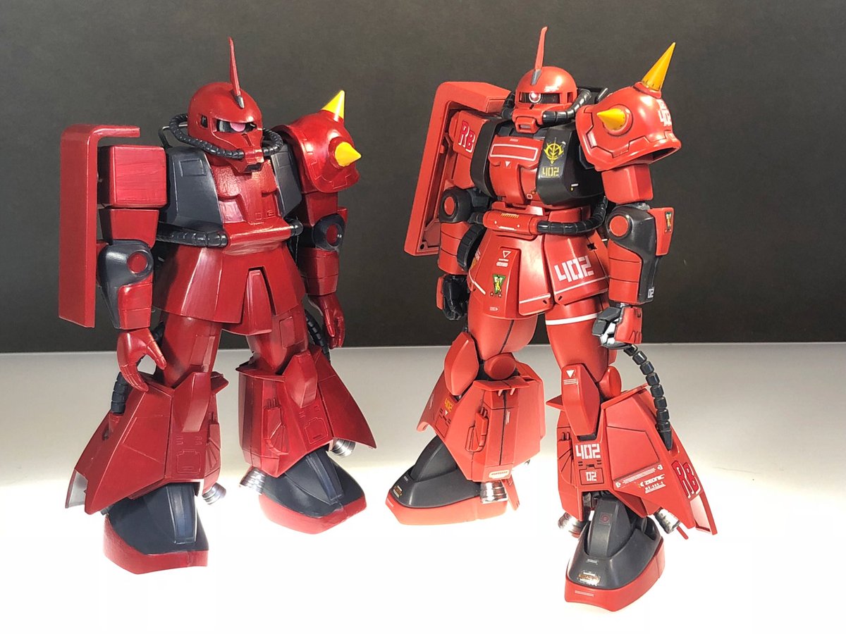 すれんだ Hgucジョニーザクと並べてみるw ガンプラ ジョニーライデン ザク T Co Wcohvwhefo Twitter