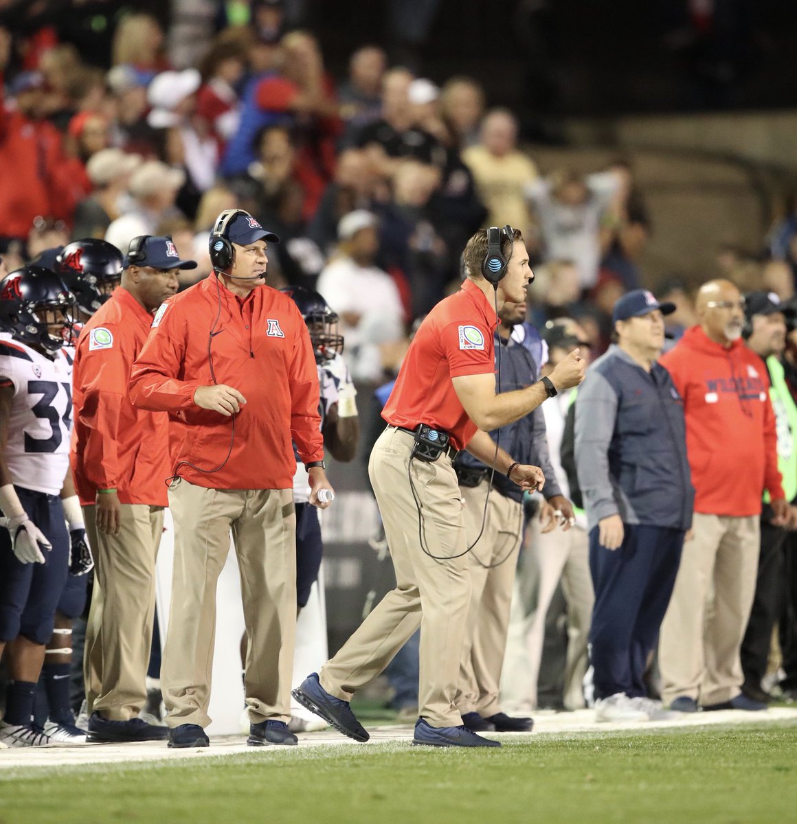 Thank you for being the first one to believe that I could be a PAC12 Quarterback. Thank you for helping me start my career in coaching. Thank you for treating me like family. Thank you for everything. Once a Wildcat, always a Wildcat. #BearDown