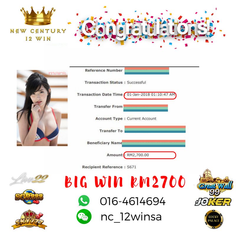 YoyoLimSCR888's tweet photo. Happy New Year 2018!

Tahun yang baru. Mari cuba luck tahun 2018. Huat ahh!!

📱016-4614694
👉🏻https://t.co/LqRCh3b6FO

#SCR888 #JOKER123 #SKY777 #GW99 #LPE88 #LIVE22 #NC12WIN #2018 #happynewyear https://t.co/VALSWzQUOK