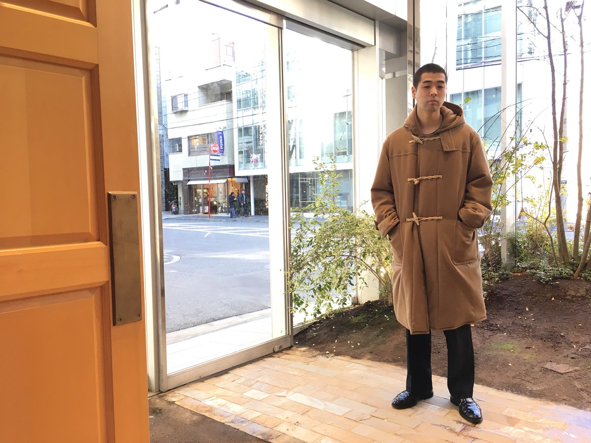 1LDK AOYAMA on X: "COMOLI WOOL DUFFLE COAT ダッフルコートで中綿を