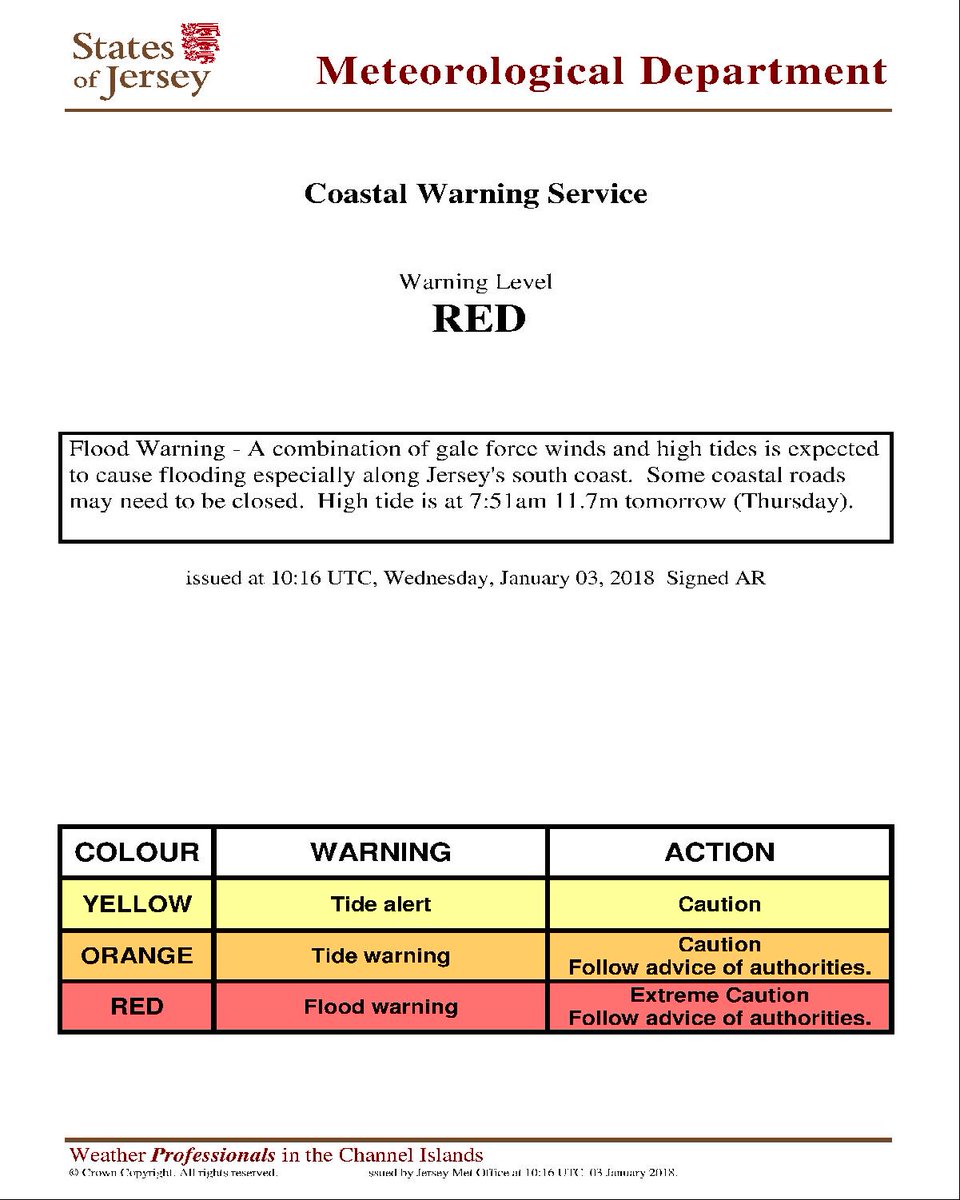 Ci Weather Warnings Flood Warning Issued On 3 1 18 At 10 16 Utc