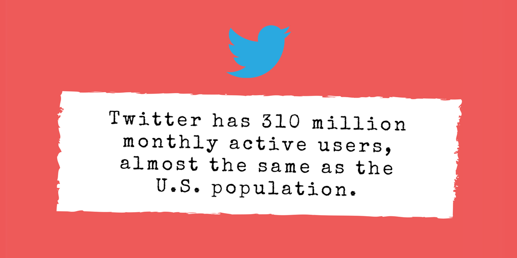 coment_io's tweet photo. #Twitter has 310 million monthly active users, almost the same as the U.S. population. #coment  #comment #socialmedia#contentmarketing #marketing #smm#cmo #digitalmarketing#socialmarketing #community #online#blog https://t.co/iYd5go63f3