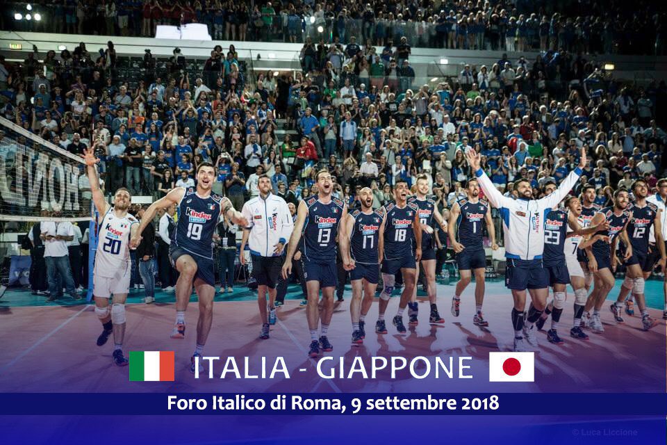 fipavroma's tweet photo. Sarà #ItaliaGiappone 🇮🇹🇯🇵 la partita che aprirà il #Mondiale di pallavolo a Roma. Il 9 settembre tutti in campo con gli azzurri al Foro Italico 💙🏆

La news ➡️ https://t.co/NbfqKDKCnH https://t.co/YwtuxEq0Vj