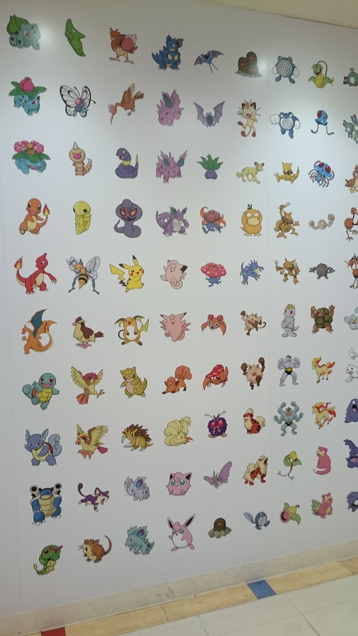 ひかるちん すごーい ポケモンセンター広島の横のエレベーター前の壁に801匹 メガ進化のポケモンが全部揃ってるー Sh Sh ポケモン好きさんと繋がりたい ポケモンセンター T Co Gkarxh0goy Twitter