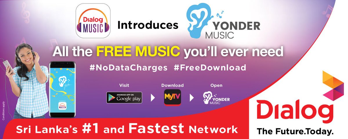 YonderMusicLK's tweet photo. All the free music you'll ever need
#NoDataCharges #FreeDownload
මදි නොකියන්න Music https://t.co/qwi3nx1OD1