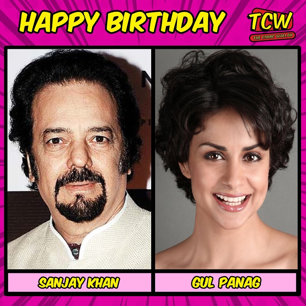 Happy Birthday to amazing actor Sanjay Khan & gorgeous Gul Panag 