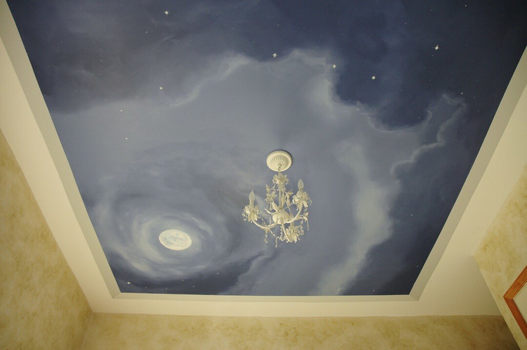 Nussara On Twitter My Night Sky Ceiling Mural