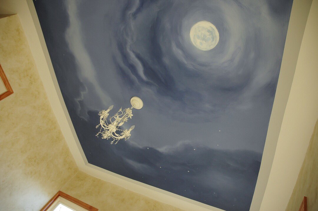 Nussara On Twitter My Night Sky Ceiling Mural