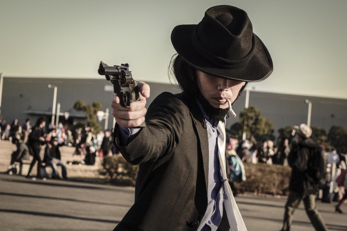 Kaznary Aka クリリン V Twitter 17 12 30 コミケット93 防災公園 次元大介 ルパン三世 渋い方がいたので思わず撮らせていただきました 身長の高い方で 撮影時に屈んでいただいたり本当にありがとうございました C93コスプレ ルパン三世 次元大介 本人許可