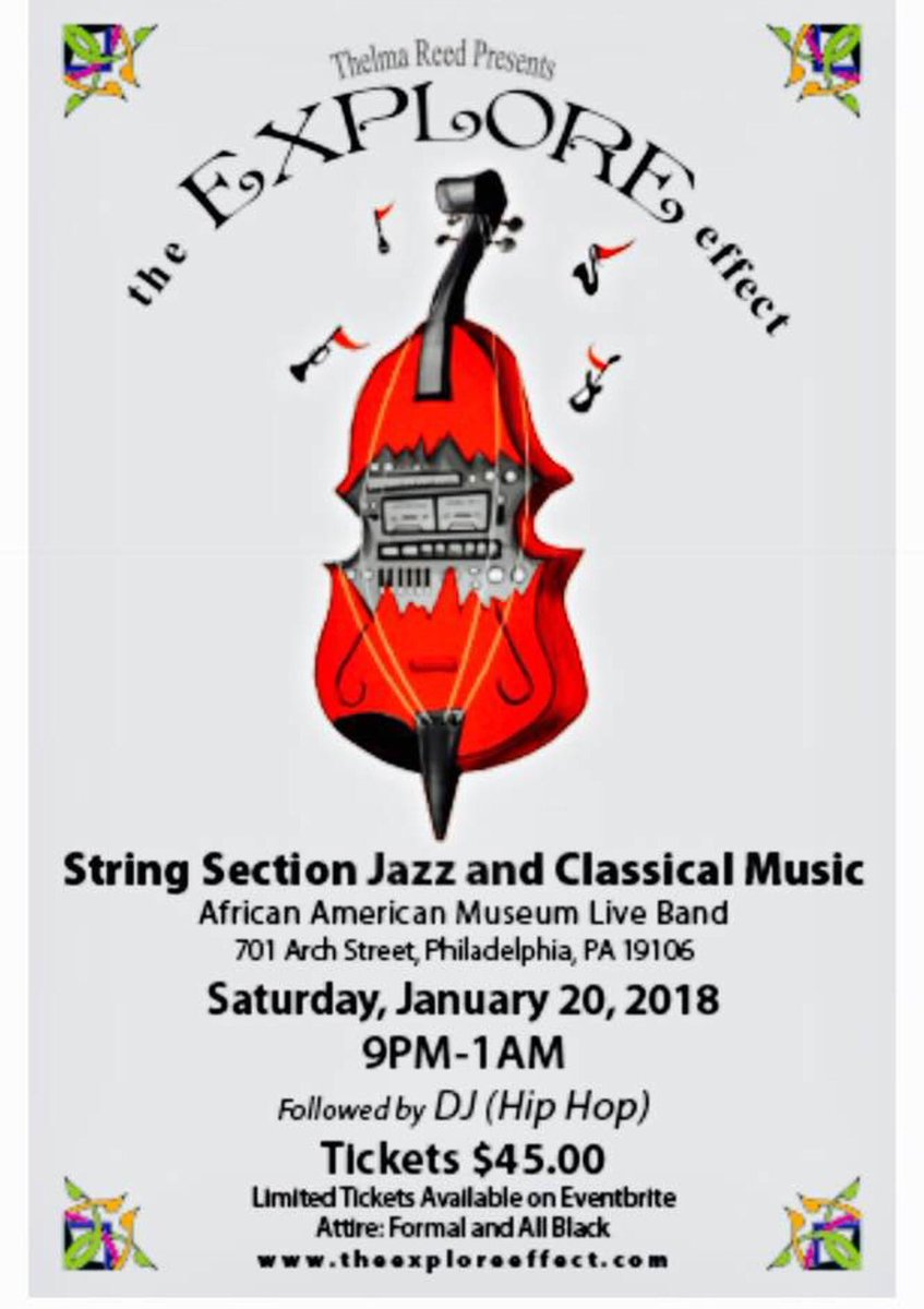 DIVERCITYMAG's tweet photo. Make sure you come out to support and enjoy a great night of live music and networking at The African American Museum, 701 Arch St. Philadelphia, Pa 19106.

https://t.co/6ymKaecREX https://t.co/aG6FaVQJCH