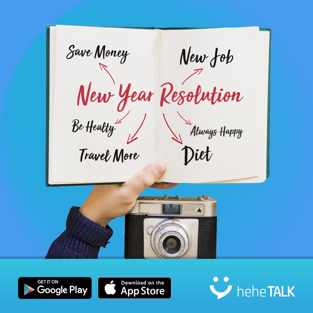 hehetalkapp's tweet photo. Write down some resolutions you want on a piece of paper or in a book. All of this you can mark very easily if one of your wishes has come true https://t.co/rbIAn7oxOa