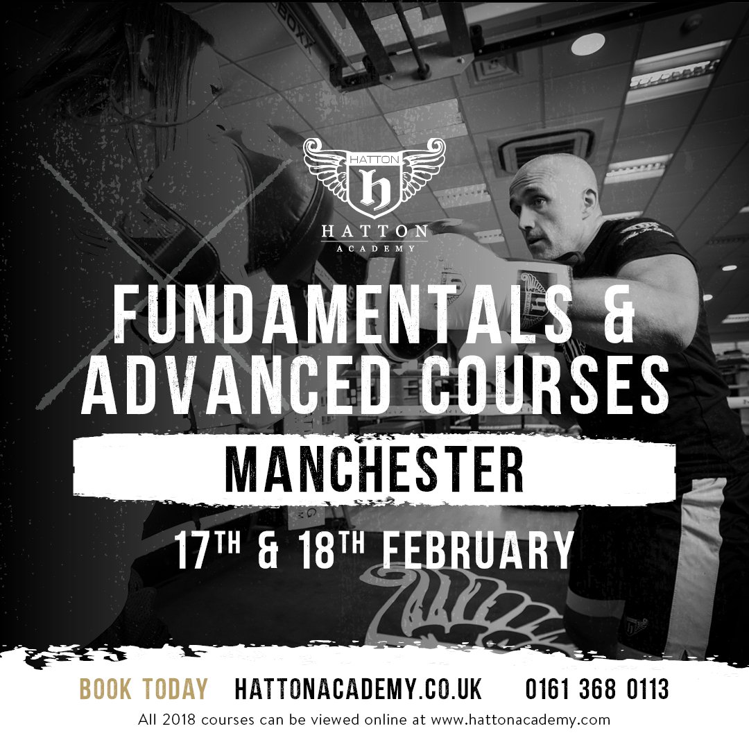 TeamHatton's tweet photo. FEBRUARY FUNDAMENTALS AND ADVANCED...

Here's some dates for your diary:
3+4th - LONDON with Nicola and Richard
3+4th - EDINBURGH with Diana and Kevin
17+18th - MANCHESTER with Blain and Charlotte

BOOK HERE: https://t.co/w6xpVqq22Y https://t.co/HmGyb0s5ak