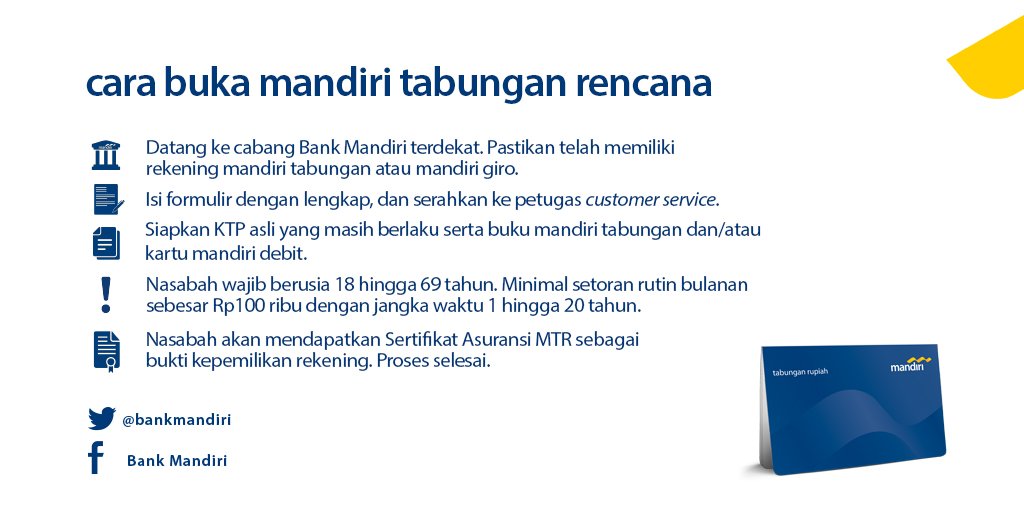 Bank Mandiri A Twitteren Wujudkan Resolusi 2018 Sahabat Bersama Mandiri Tabungan Rencana Dan Simak Cara Bukanya Bersama Kelasmandiri<script async src=