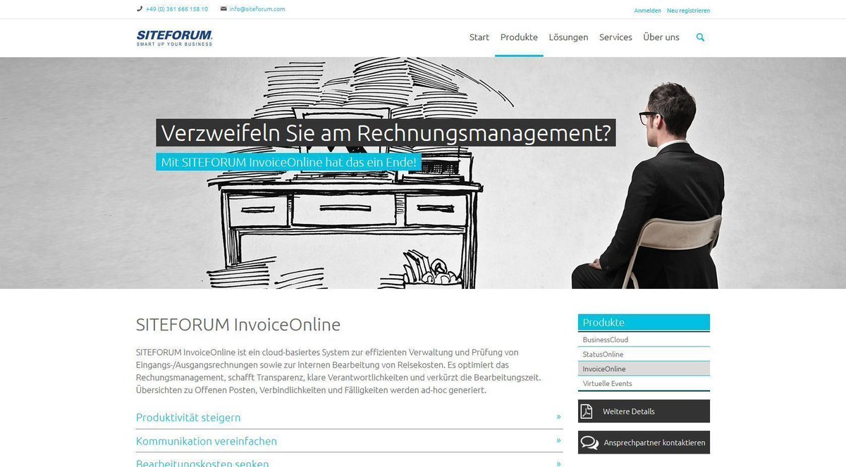 siteforum_de's tweet photo. SITEFORUM InvoiceOnline ist ein cloud-basiertes System zur effizienten Verwaltung und Prüfung von Eingangs-/Ausgangsrechnungen sowie zur internen Bearbeitung von Reisekosten. #system #invoice #online #SITEFORUM 

https://t.co/Ge9OjREXhM https://t.co/VWYhibevr9
