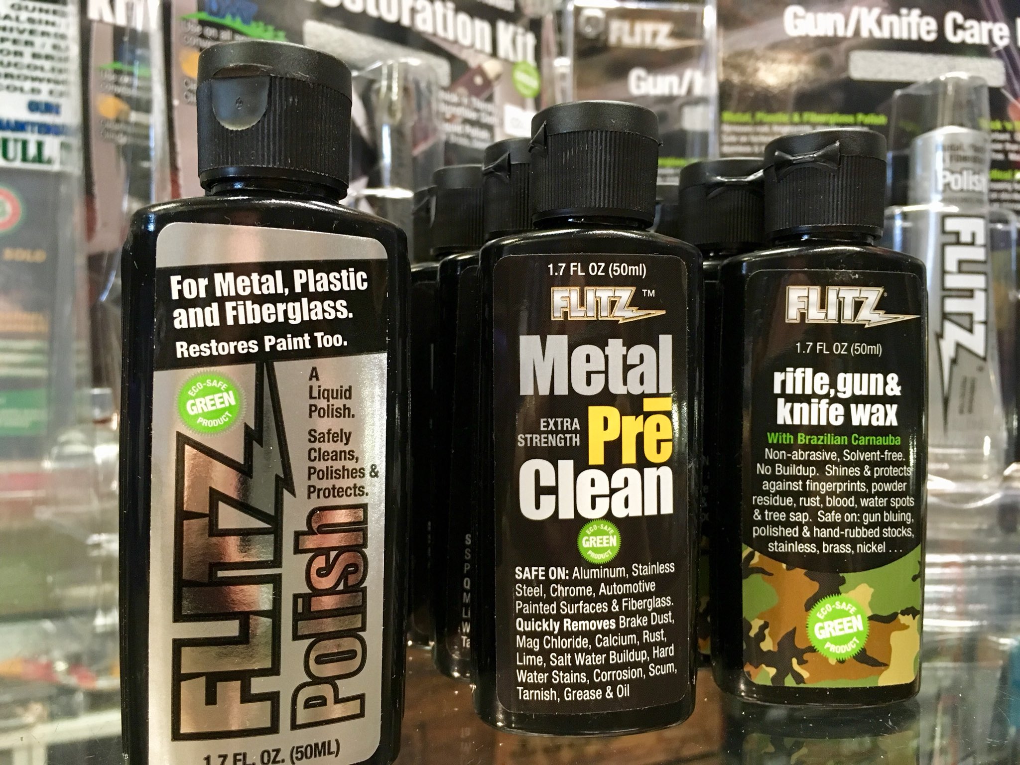 Flitz LQ 4535 Green Metal Plastic and Fiberglass Polish Liquid