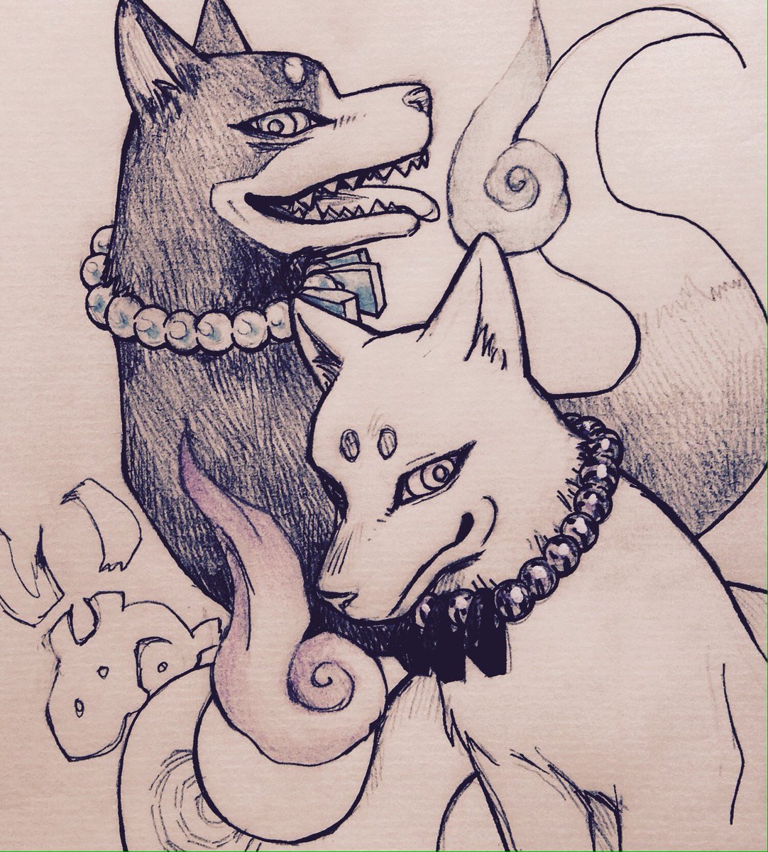 田辺イエロウ Birdmen 戌年記念 斑尾 白尾 From結界師