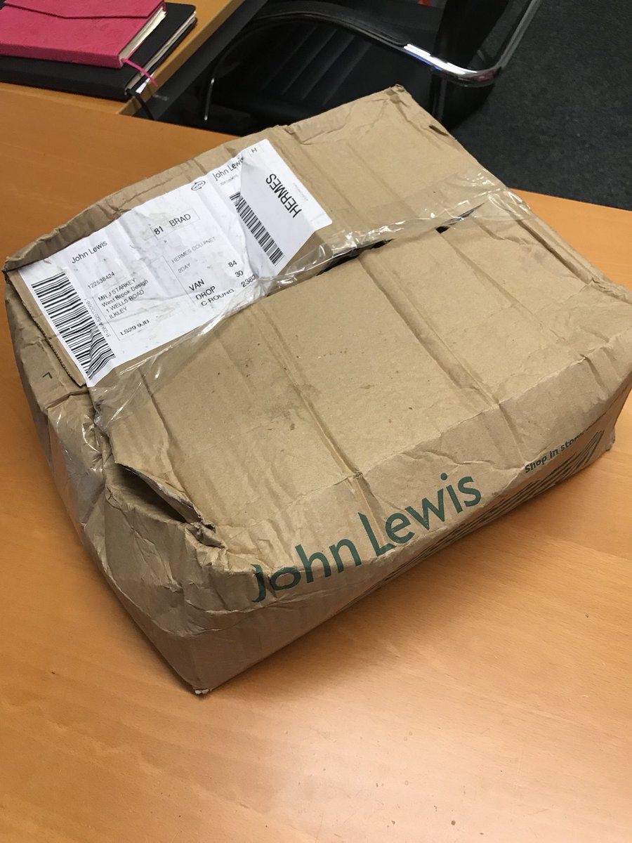 JamesStarkey303's tweet photo. @johnlewisretail look how @myhermes care for your packages, they’re letting your brand &amp; service down. They’re certainly no @DPD_UK https://t.co/F2N5ASdUl3