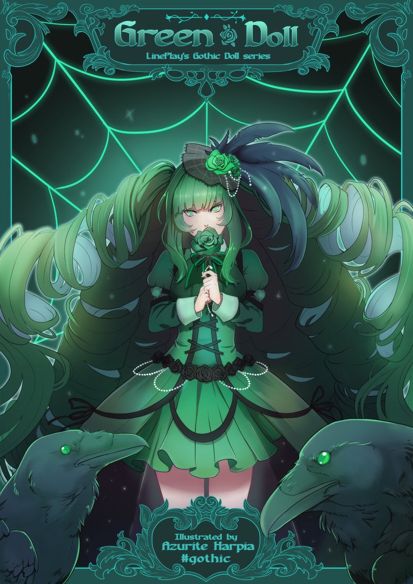 line play gothic doll