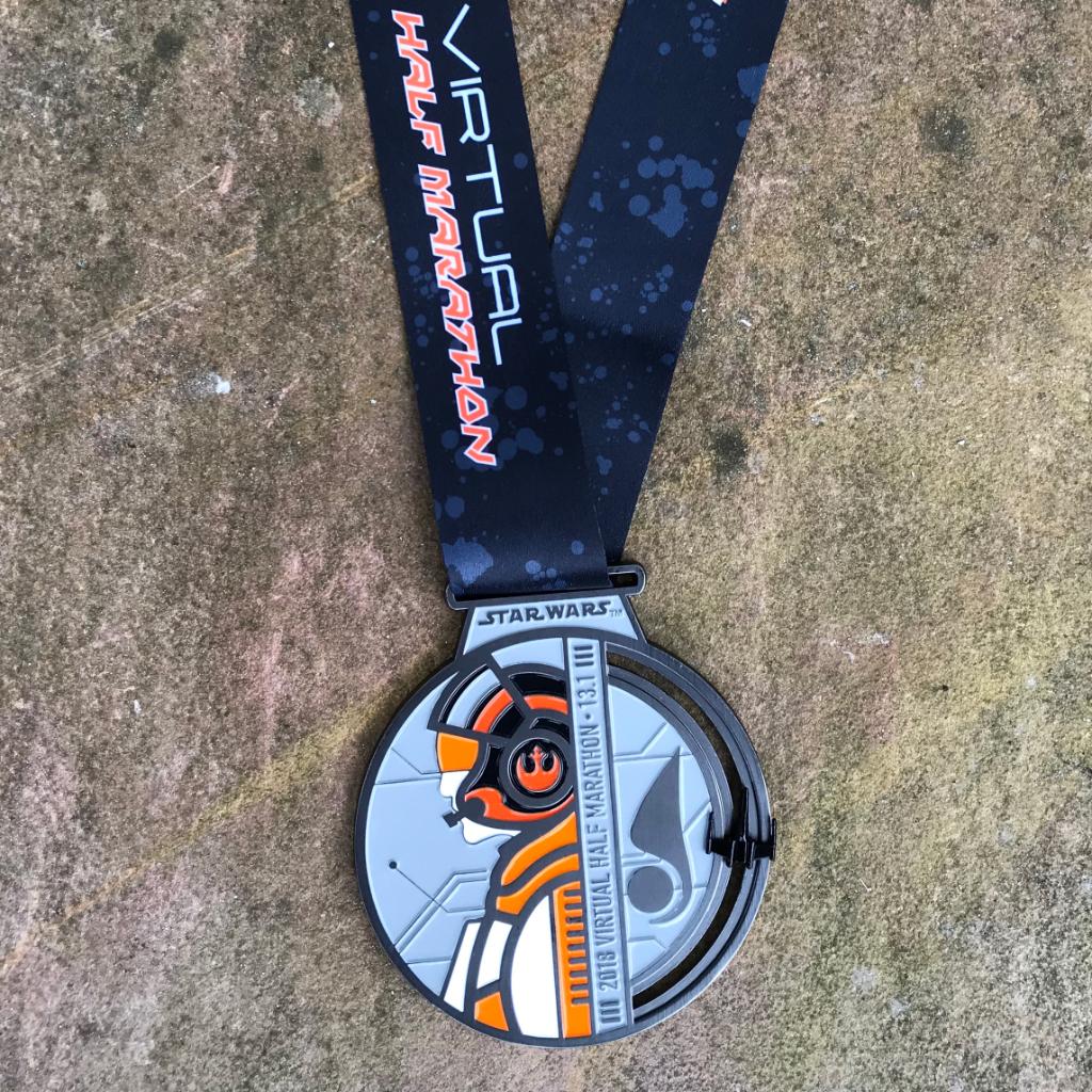 runDisney's tweet image. Whether you’re in a galaxy near or far, far away, join us starting NOW for the first-ever @starwars Virtual Half Marathon! Click to learn details on the all-new #runDisney event: di.sn/6004DJ3ii