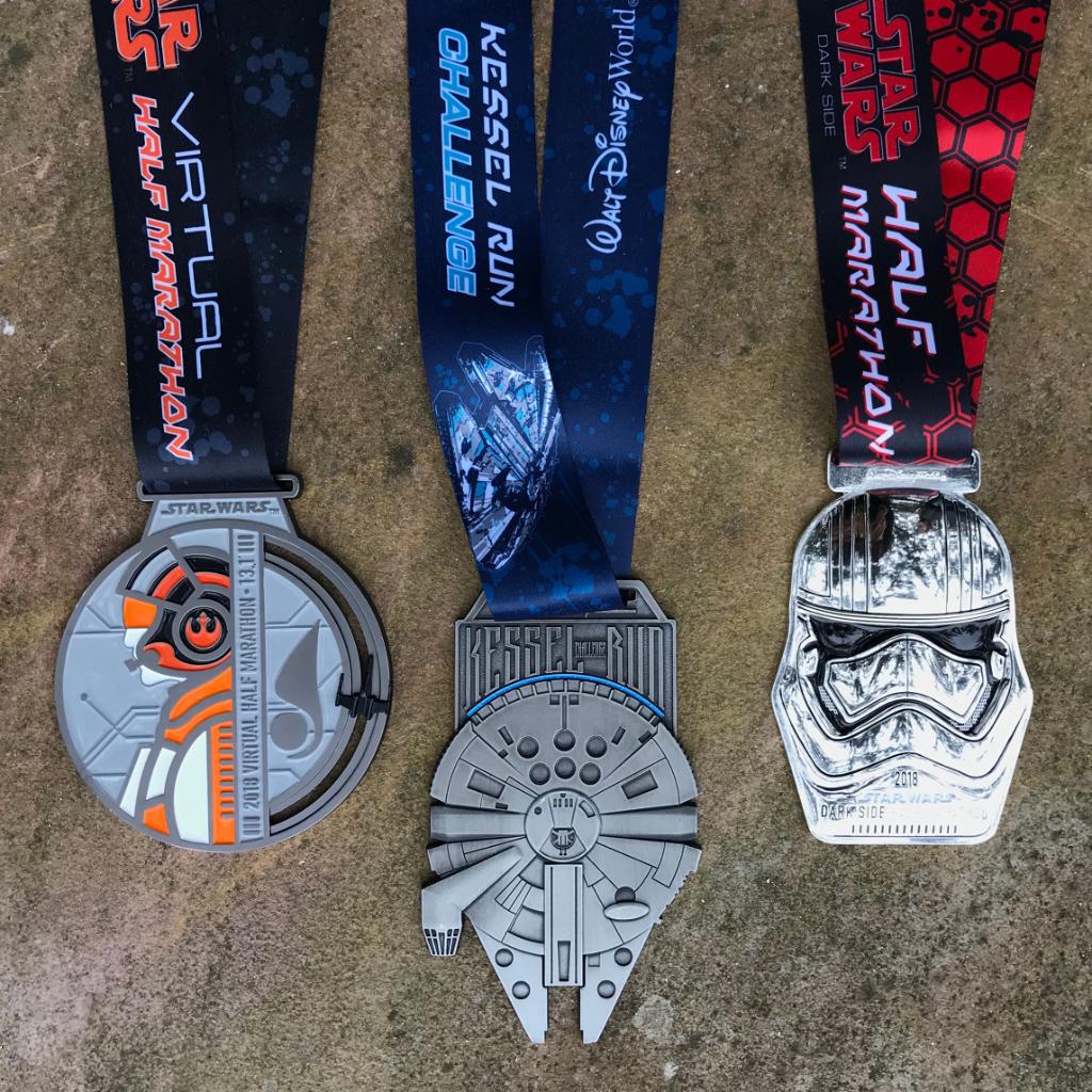 runDisney's tweet image. Whether you’re in a galaxy near or far, far away, join us starting NOW for the first-ever @starwars Virtual Half Marathon! Click to learn details on the all-new #runDisney event: di.sn/6004DJ3ii